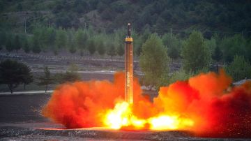 Una de las pruebas de Corea del Norte, realizada en mayo.