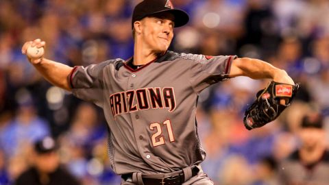 Zack Greinke, lanzador de Arizona Diamondbacks. Getty Images
