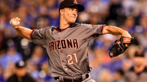 Zack Greinke, lanzador de Arizona Diamondbacks. Getty Images