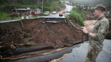 La isla de Puerto Rico fue devastada por el huracán María.