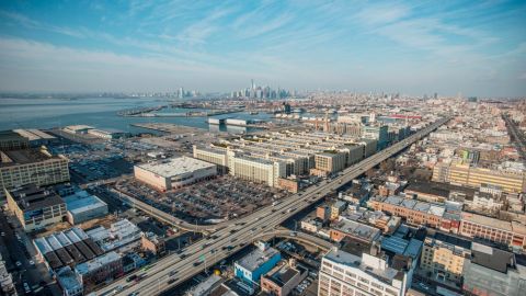 Vista aérea de Industry City en Brooklyn