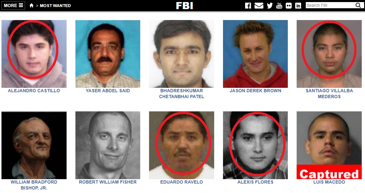 FBI: 5 De Los 10 Más Buscados Son Hispanos | El Diario NY