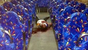 Uno de los pasajeros disparó en el rostro del supuesto ladrón.