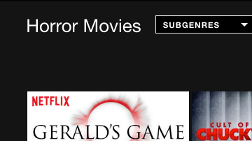 Películas de terror en Netflix