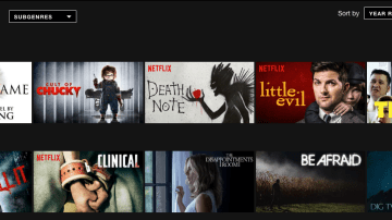 Películas de terror en Netflix