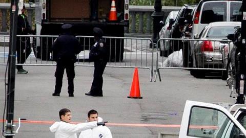El atentado ocurrió a pocas cuadras del Memorial del atentado del 11 de septiembre (de 2001) en en Tribeca.