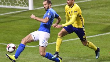 Suecia se impuso 1-0 a Italia y complicó su pase al Mundial de Rusia 2018