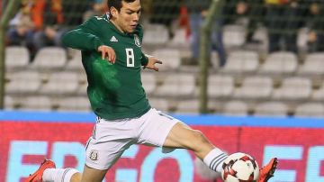 Hirving Lozano consiguió un doblete en el empate 3-3 de México ante Bélgica