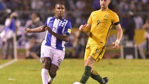 Honduras y Australia empataron 0-0 en el reechaje de ida.