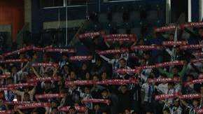 Un estadio Hidalgo llenó en  Pachuca. EFE