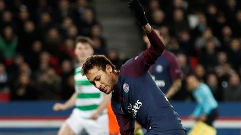 Neymar y el PSG le dieron un repaso al Celtic. EFE