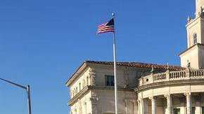 Así lucen algunos pasos peatonales./ EFE