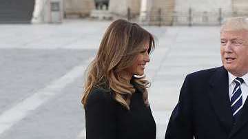 La diferencia entre Melania y Donald Trump es de 23 años.