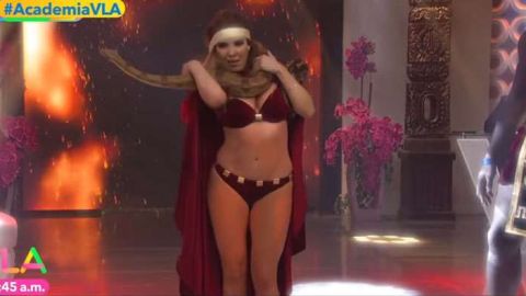 Andrea Escalona en Venga la Alegría.