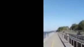 El grupo de argentinos quería llegar en bicicleta hasta el Brooklyn Bridge.