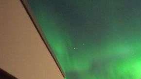 Vistas de la aurora boreal en Islandia.