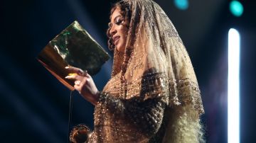 Beyoncé durante una entrega de los Premios Grammy