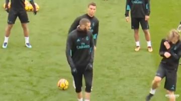 Cristiano Ronaldo estuvo a punto de proponarle un balonazo a Karim Benzema