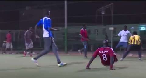 Yasser Ahmed Al Basha es un gran exponente del futbol, pese a no tener las dos piernas