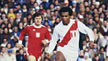 Teófilo Cubillas en el mundial de 1978.  STAFF/AFP/Getty Images