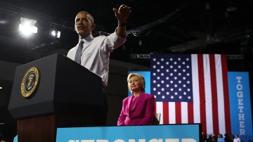 Barack Obama apoyó a Clinton en varios eventos.