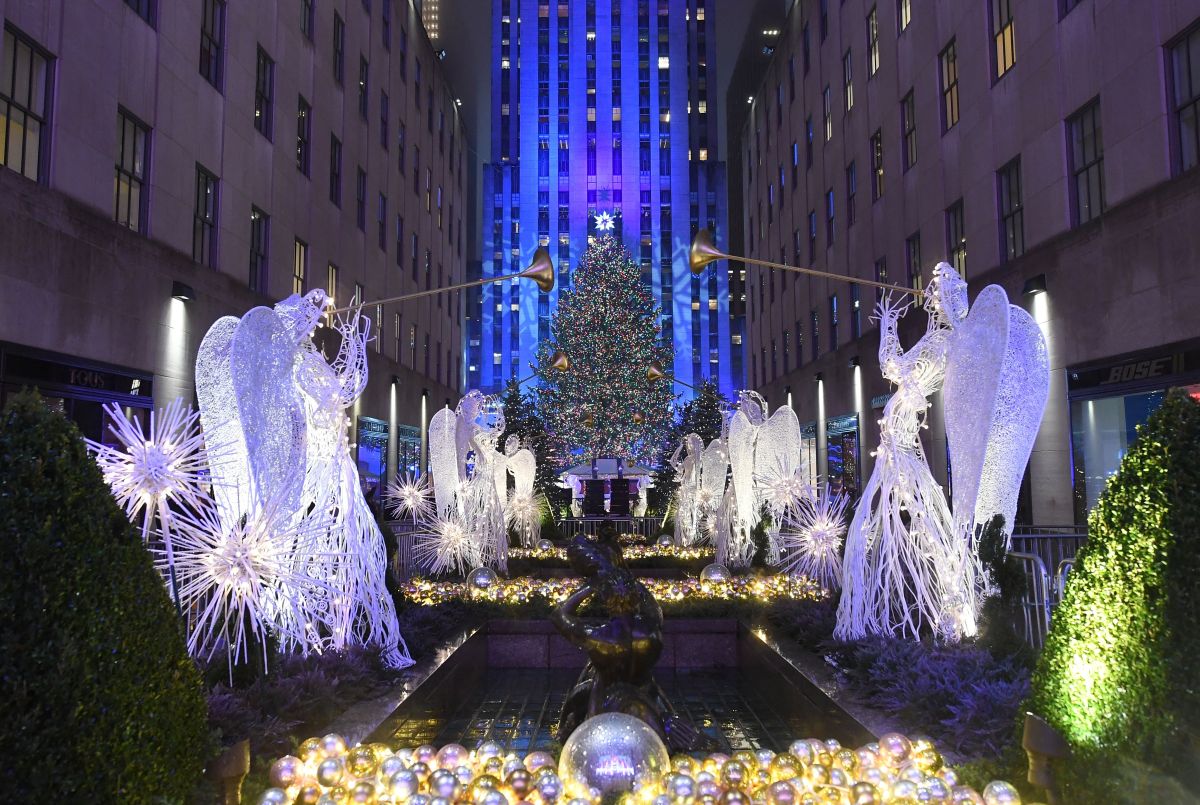Visite el árbol de Navidad de Rockefeller Center.