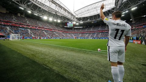 Marco Rojas en la Copa Confederaciones. Dean Mouhtaropoulos/Getty Images