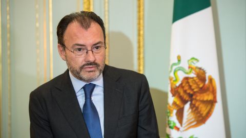 El canciller Luis Videgaray confía en que se logre un buen término con el TLCAN.