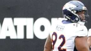 Michael Crabtree de Oakland Raiders y Aqib Talib de Denver Broncos desataron una pelea.   (Foto: Robert Reiners/Getty Images)