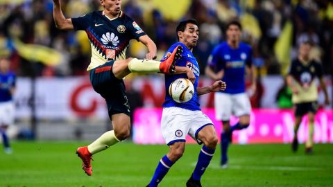 Escena del América-Cruz Azul del domingo.  RONALDO SCHEMIDT/AFP/Getty Images