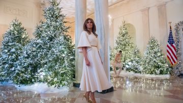 El equipo de la primera dama Melania Trump fue el responsalble de la decoración. FOTO: SAUL LOEB/AFP/Getty Images