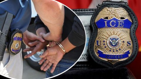 Agentes de ICE acuden a Cortes de detener a indocumentados.