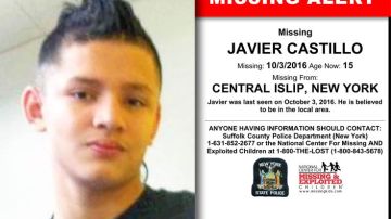 Anuncio de la Policía sobre la desaparición de Javier Castillo