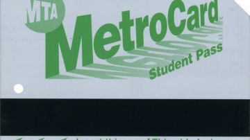 Esta MetroCard es para estudiantes de escuela.