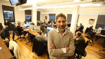 Michael Montero, co fundador y responsable de tecnología de Resy Network, Inc en su oficina en Soho, Manhattan./Mariela Lombard
