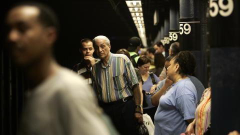 La estación Columbus Circle registra un gran número de retrasos por pasajeros enfermos.