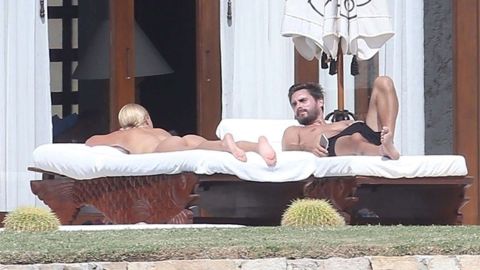 Sofia Richie  y Scott Disick en México.