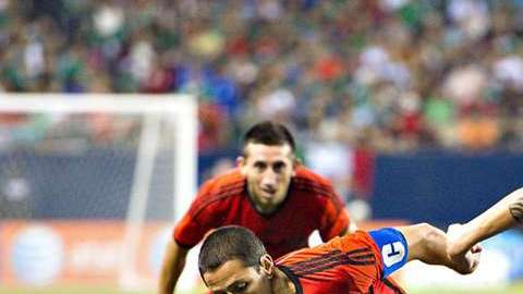 Imagen de archivo del duelo entre México y Bosnia en 2014