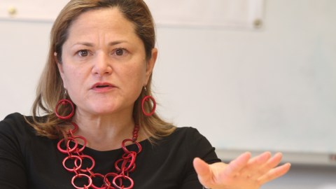 La presidenta del Concejo Municipal, Melissa Mark-Viverito, en una mesa redonda con El Diario.