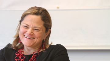 Presidenta del Concejo Melissa Mark-Viverito durante una reunion editorial con El Diario NY en Brooklyn.