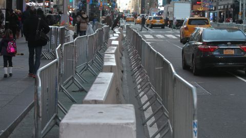 Seguridad en Times Sq para despedir el año