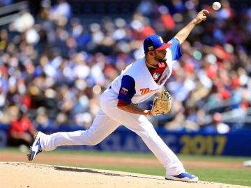 Martín Pérez, lanzador de Texas Rangers. EFE