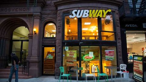 Subway es una de las cadenas de fast food mejor calificadas.