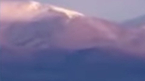 Una forma extraña apareció en Albania.