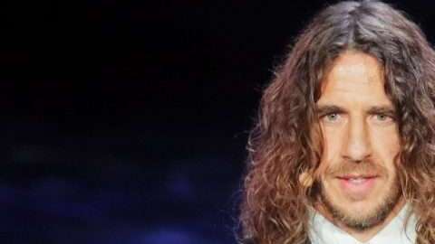 El exfutbolista español Carles Puyol durante el sorteo del Mundial de Rusia 2018 en el Palacio del Kremlin de Moscú. (Foto: EFE/Yuri Kochetkov)