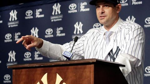 Aaron Boone, piloto de los Yankees