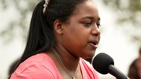 Erica Garner se convirtió en una activista de los derechos de la comunidad afroamericana.