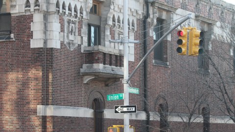 Bedford Union Armory en el condado de Brooklyn.