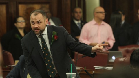 Concejal Corey Johnson candidato para presidente del Concejo.