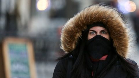 Frío ártico en Nueva York.